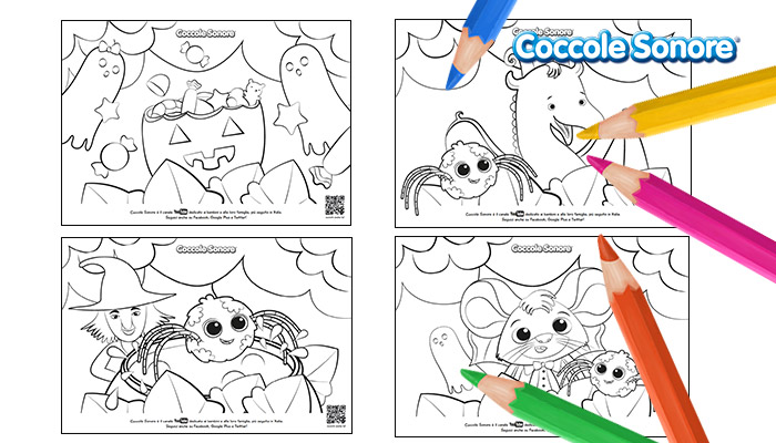 Disegni da colorare di Halloween, Coccole Sonore